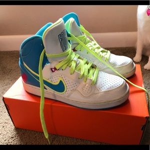 Neon Nike Airforce Ones